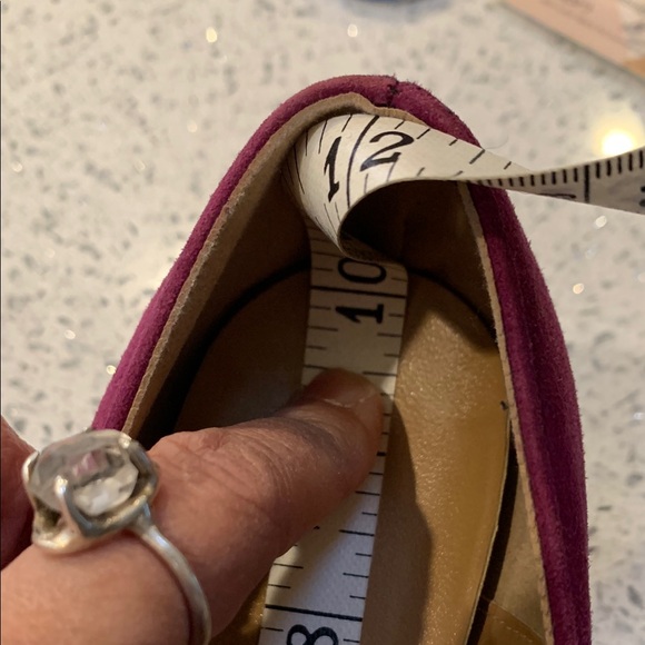 Vintage 1960's Mod Style Square Toe Mary Janes in Purple Suede by QualiCraft - Picture 14 of 15